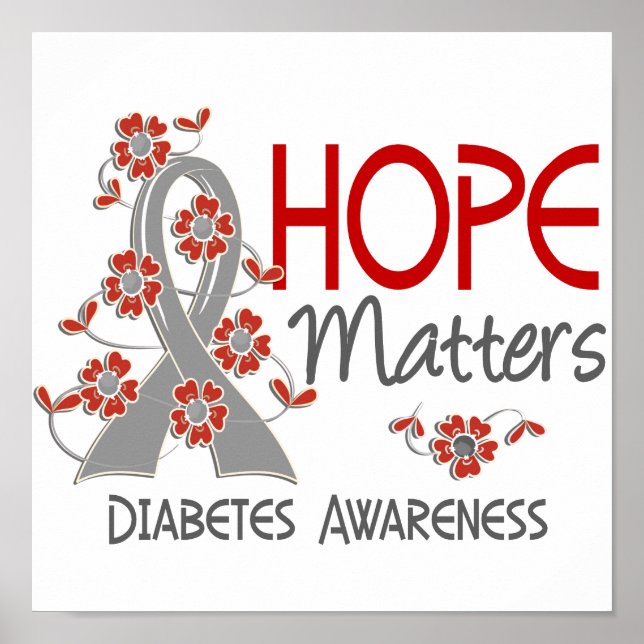 Hope Matters 3 Diabetes Poster (Front)