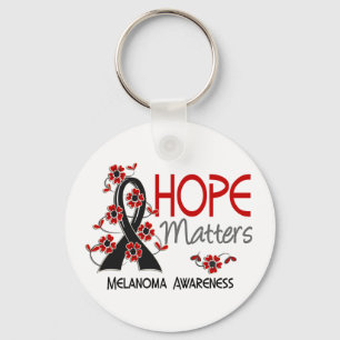 Hope Matters 3 Melanoma Keychain