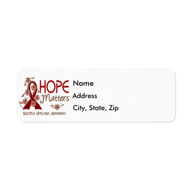 Hope Matters 3 Myeloma multiple (Devant)