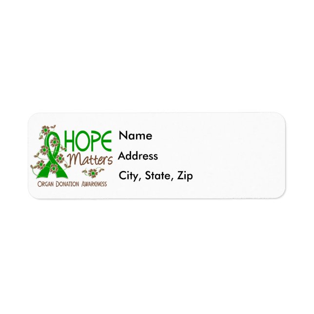 Hope Matters 3 Organ Donation (Front)
