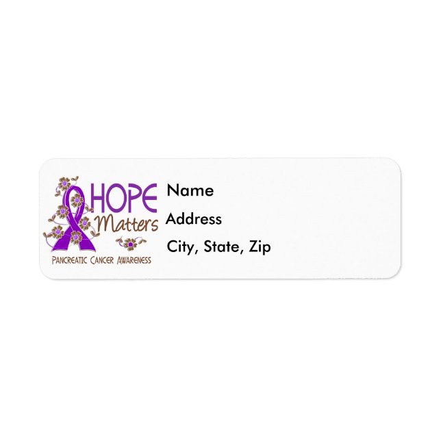 Hope Matters 3 Pancreatic Cancer (Front)
