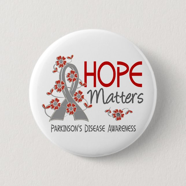 Hope Matters 3 Parkinson's Disease 2 Inch Round Button (Front)