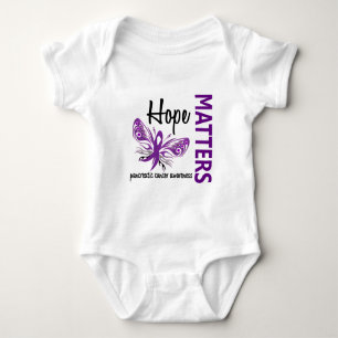 Hope Matters Butterfly Pancreatic Cancer Baby Bodysuit
