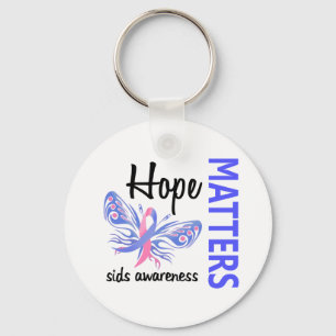 Hope Matters Butterfly SIDS Keychain