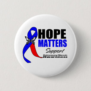 Hope Matters Pulmonary Fibrosis 2 Inch Round Button