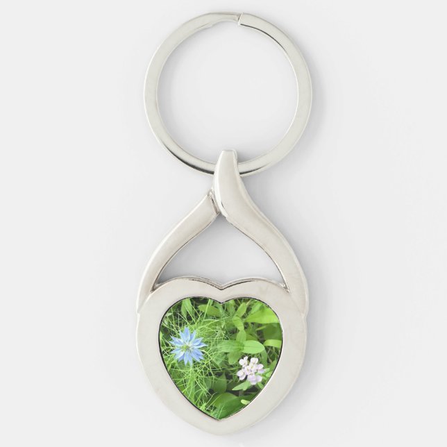 Hope Metal Heart Keychain (Front)