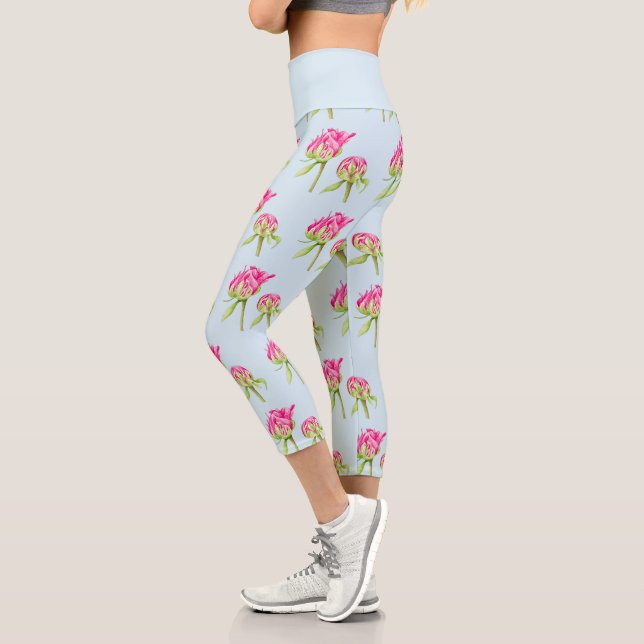 Hope on High Waisted Yoga Capris (B) (Left)