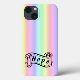 Hope on rainbow iPhone 13 case