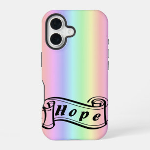 Hope on rainbow iPhone 16 case