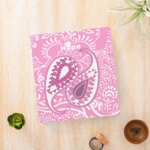 Hope ou votre nom Paisley Girls Classeur