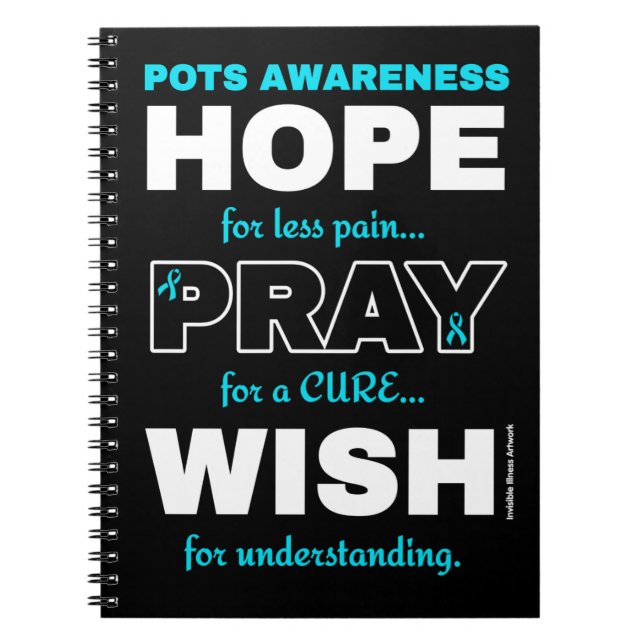 Hope Pray Wish...POTS Notebook (Front)