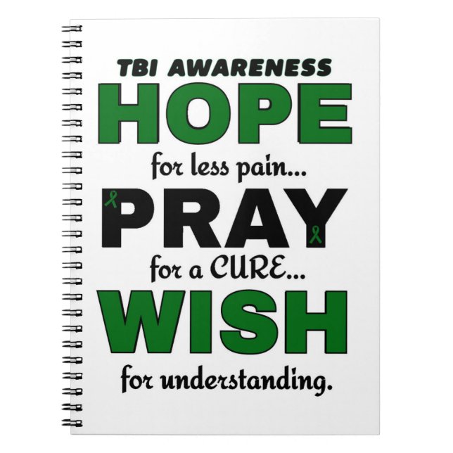 Hope Pray Wish...TBI Notebook (Front)