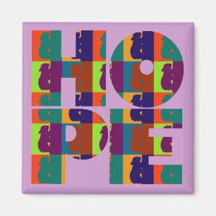 Hope Purple Magnet