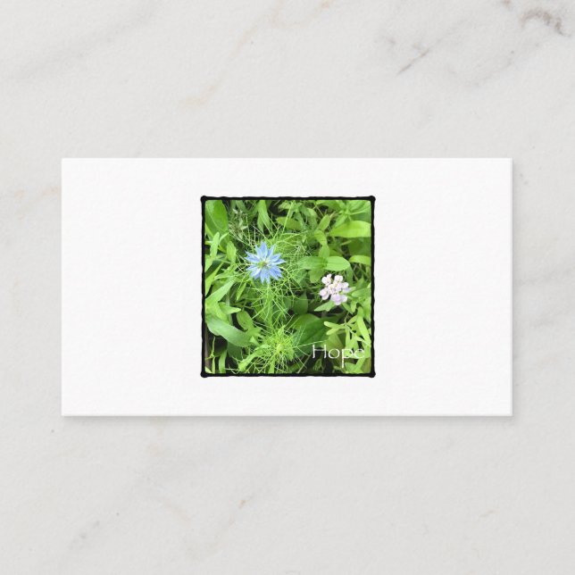 Hope Rectangle Calling Card (Front)