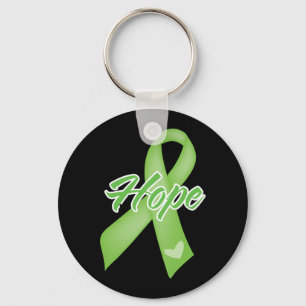 Hope Ribbon - Lyme Disease Keychain