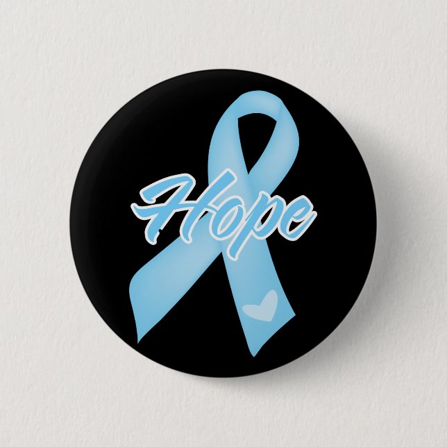 Hope Ribbon - Prostate Cancer 2 Inch Round Button (Front)