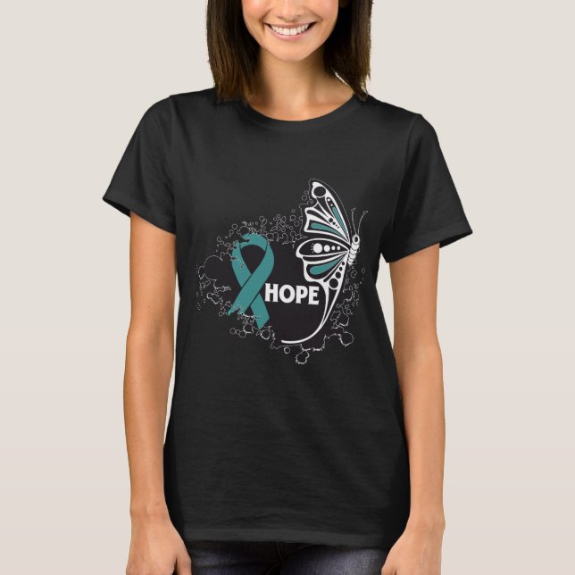 Hope Scleroderma Butterfly T-Shirt (Front)