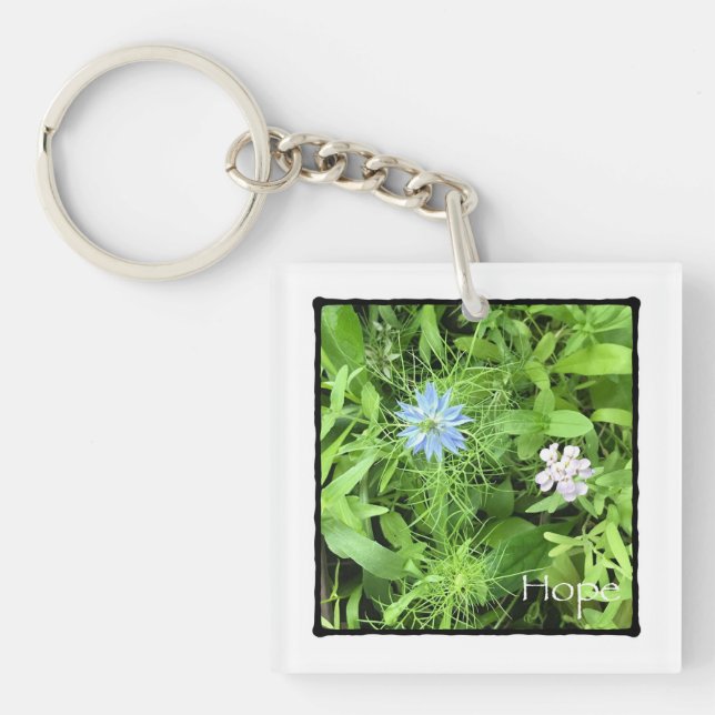 Hope Square Acrylic One Sided Keychain (Front)