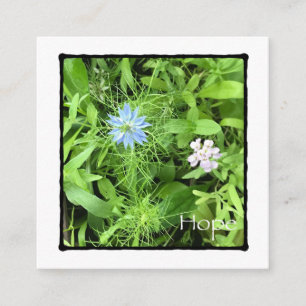 Hope square business card