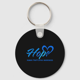 Hope Stop Human Trafficking Awareness Anti Modern Keychain