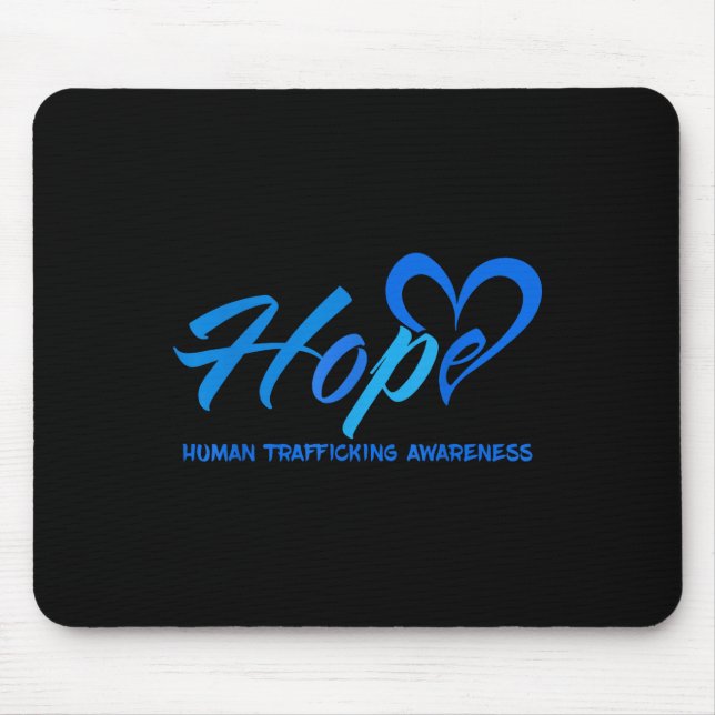 Hope Stop Human Trafficking Awareness Anti Modern  Mouse Pad (Front)