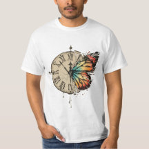 Hope Takes Time – Inspirational Clock & Butterfly