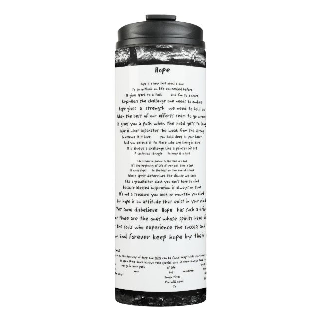 Hope Thermal Tumbler (Front)