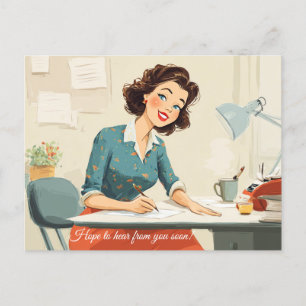 Hope to hear from you soon! postcard