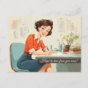 Hope to hear from you soon!  postcard