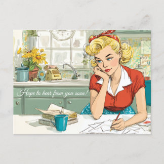 Hope to hear from you soon! Postcard