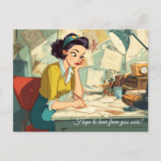 Hope to hear from you soon! Postcard