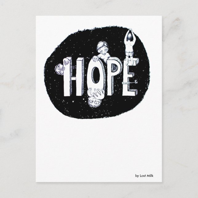 HOPE - variable hope Postcard (Front)