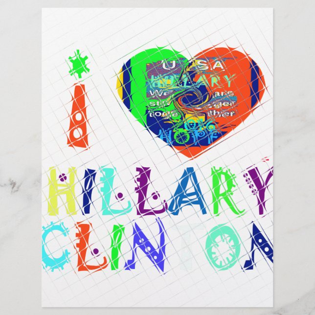 Hope Vote Blue  Lovely Reflection Amazing Hillary (Front)