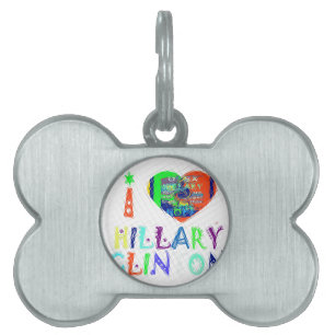 Hope Vote Blue  Lovely Reflection Amazing Hillary Pet Tag