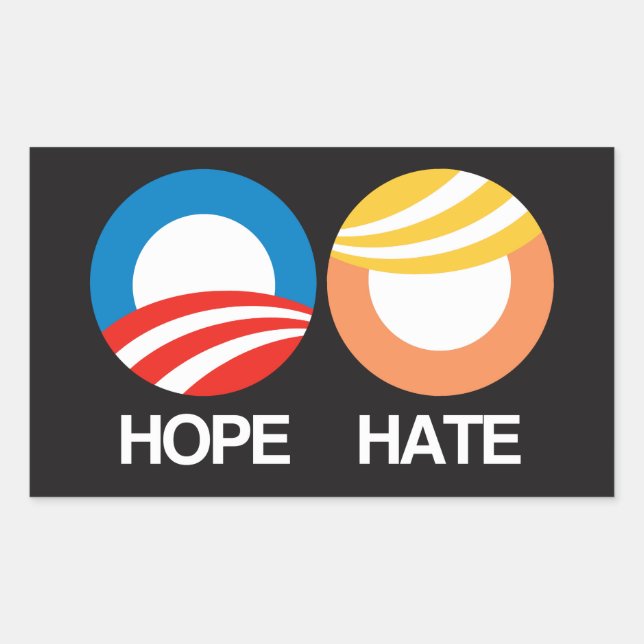 Hope vs. Hate Sticker (Front)