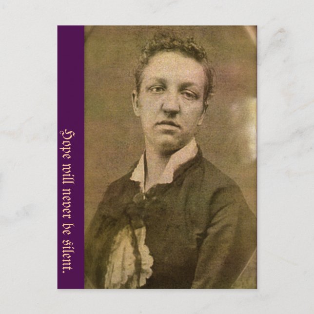 Hope Will Never Be Silent Postcard (Front)