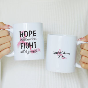 Hope with all your heart coffee mug