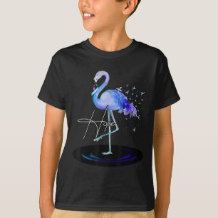 Hope With Flamingo Suicide Prevention Awareness T-Shirt