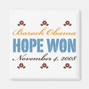 Hope Won Obama Magnet
