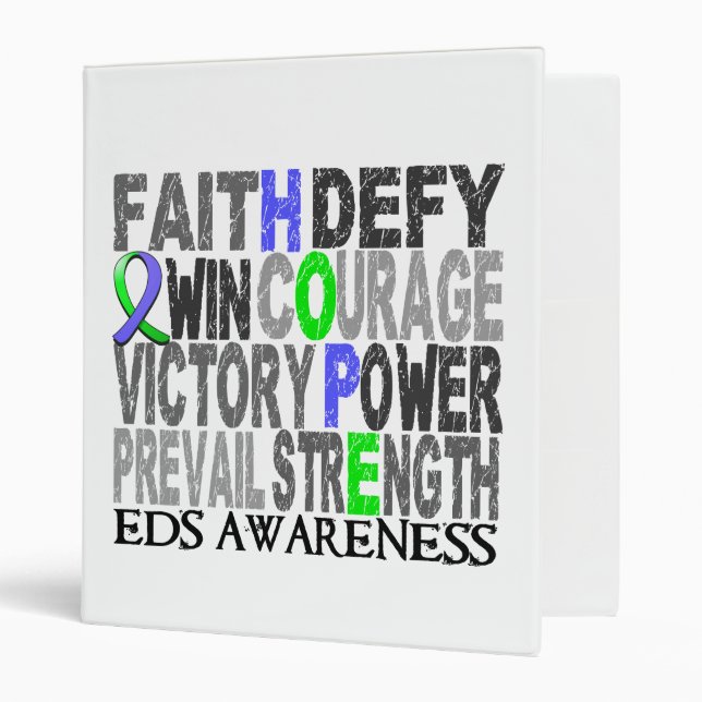 Hope Word Collage EDS Binder (Front/Inside)