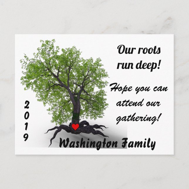 Hope You Can Attend Our Gathering - Customized Postcard (Front)