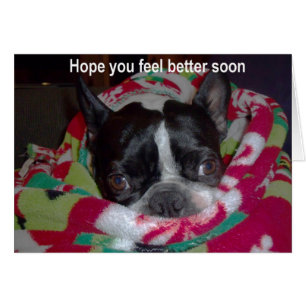 Hope you feel better soon