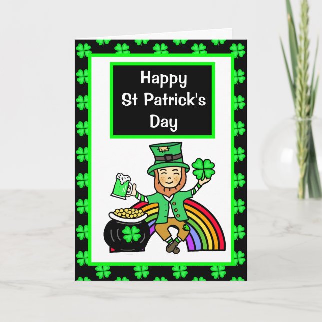 Hope you get Lucky, St Patrick's Day Card (Front)