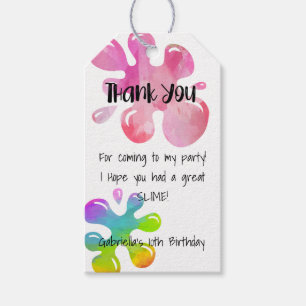 Hope You Had A Great Slime Thank You Favour Tag
