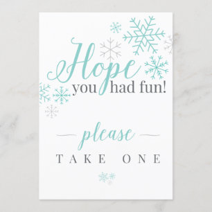 Hope You Had Fun Invitation