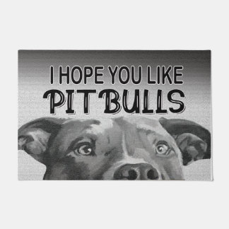 Hope You Like Pitbulls mat, Perfect Dog Gift Doormat