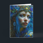 Hope Your Day is Enchanted | Fantasy Art Card<br><div class="desc">Let someone know you are thinking about them and wish them an enchanted day with this gorgeous ai art card. Beautiful princess warrior Goddess woman with gold and jewels and an ethereal fantasy art mystical vibe.</div>