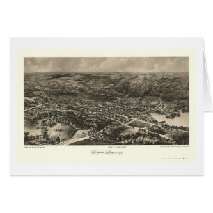 Hopedale, carte panoramique de mA - 1899