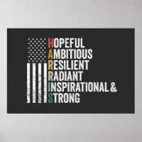 Hopeful Ambitious Resilient Radiant Harris Walz