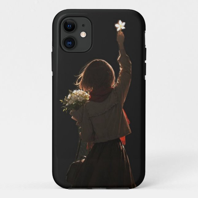 Hopeful gaze iPhone case (Back)